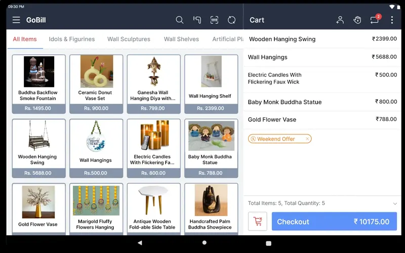 Furniture And Home Decor Shop Billing Software