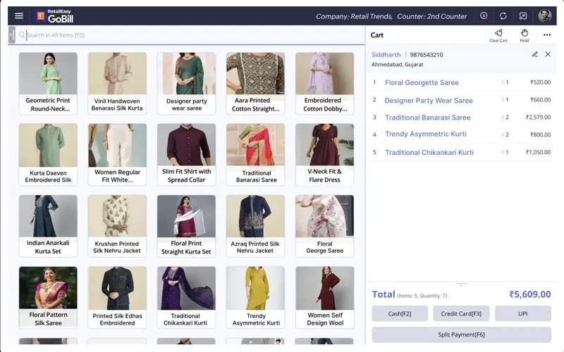 Garments And Boutique Billing Software